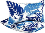 Outdoor Lumbar Pillows - Decorative Pillows with Insert Included Set of 2 Outdoor Pillows for Patio Furniture 12x20 Inch
