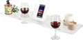 38" Supreme Plus- Luxury Bathtub Tray Caddy- 3/8" Thick, Clear Bath Tub Tray Table for 1 or 2 Bathers, Acrylic Bathtub Caddy, iPad and 2 Wine Glass Holders (Supreme Plus, 38")