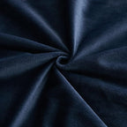 WERDIM Shaggy Faux Fur Pillowcases 2 Pack Button Closure Velvet Pillow Shams Standard/Queen Size (Tie Dye Navy, 20 X 26 Inches)