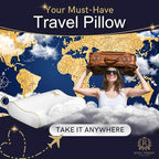 Royal Therapy Travel Memory Foam Cervical Pillow – Contour Pillow for Neck and Shoulder Pain