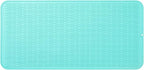 Silicone Dish Drying Mat for Multiple Usage,Easy clean,Eco-friendly,Heat-resistant Silicone Mat for Kitchen Counter or Sink,Refrigerator or Drawer Liner Mint 5XL 36inches x 18inches