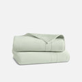 Brooklinen Super-Plush Turkish Cotton Bath Towels Set of 2 Cotton, 820 GSM, Machine Washable, Perfect Bath Towels for Bathroom, Spa & Shower (30" x 58", Aloe Green)