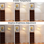 60" Floor Lamps with Remote Control & Bulb, Colors Temperature & Brightness Adjustable, Beige Shade & Gold Pole