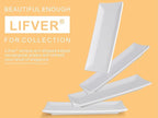 LIFVER Serving Platters, White Rectangle Serving Trays (1, 10 inch)