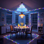 800 LED Christmas Lights Outdoor Waterproof 262ft String Lights Indoor 8 Modes Clear Wire, Plug in Colorful Twinkle Fairy Light for Bedroom Wedding Party Christmas Tree Decorations