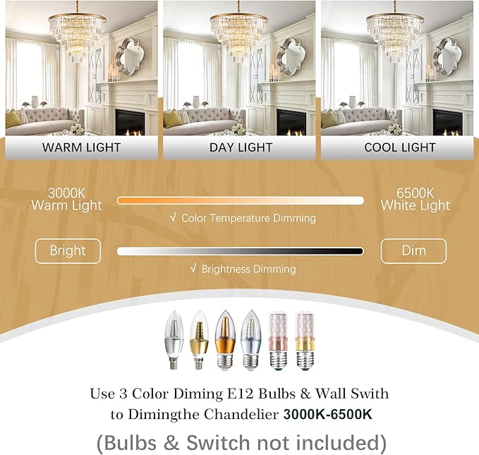 7-Tiers 22 Lights Gold Crystal Chandelier Luxury 35.46" Modern Contemporary Crystal Pendant Ceiling Lighting Crystals Light Fixture for Living Room Hotel Lobby Restaurant Foyer High Ceiling