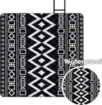 80"x60" Waterproof Picnic Blanket Large Outdoor Camping Blanket Foldable Picnic Camping Blanket Thicker Machine Washable Picnic Mat Portable Wearable for Picnics, Camping