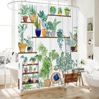 Bohemian Bathroom Curtain Colorful Boho Floral Print Beautiful Bright Polyester Fabric Cloth Shower Curtain for Bathroom Decoration, 72"x72"