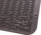 Silicone Dish Drying Mat for Multiple Usage,Easy clean,Eco-friendly,Heat-resistant Silicone Mat for Kitchen Counter or Sink,Refrigerator or Drawer Liner Coffee 4XL 32 inches x 18 inches