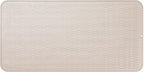 Silicone Dish Drying Mat for Multiple Usage,Easy clean,Eco-friendly,Heat-resistant Silicone Mat for Kitchen Counter or Sink,Refrigerator or Drawer Liner Tapioca 5XL 36inches x 18inches