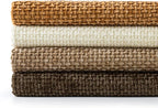 MIULEE Pack of 4 Brown Couch Throw Pillow Covers 18x18 Inch Soft Fall Decorative Chenille Pillows Farmhouse Accent Cushions for Boho Home Decor Spring Sofa Bedroom Living Room