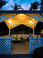 Brightech Ambience Pro Solar Powered Outdoor String Lights - Commercial Grade Patio Lights with 48 Ft Edison Bulbs - Shatterproof LED Solar Lights for - 1W LED, Warm White Light