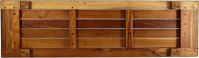 EcoDecors, 34 inch, Bath Tray for Tub, Bath Tub Tray Wood, Bathtub Table, Caddy for Bathtub in Natural Teak