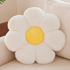 Xuyier Flower Pillow, Decorative Throw Pillow, 19.6“ Cute Daisy Pillow, Aesthetic Fun Decor Pillows for Bed, Flower Shaped Accent Cozy Pillow for Couch