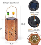 Christmas Decorations Gifts for Women Men Mom - Dragonfly Solar Lanterns Outdoor Waterproof - Birthday Gifts, Mothers Day Gifts, Solar Lights Outdoor Garden Decor for Outside, Patio, Yard, Lawn