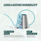 Berry&Bird House Plants Watering Can - Indoor & Outdoor 1/2 Gallon Stainless Steel Water Can with Long Spout Garden Decoration for Flower Bonsai Succulent Gardening Large Water Bottle (2L, Magnolia)