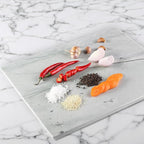 Koville Brazilian Natural Marble Cutting Board for Kitchen, 16x20inch Extra Large Hand Crafted Marble Slab for Cheese, Charcuterie, Pastry Board - Wedding Gift, House Warming Gift