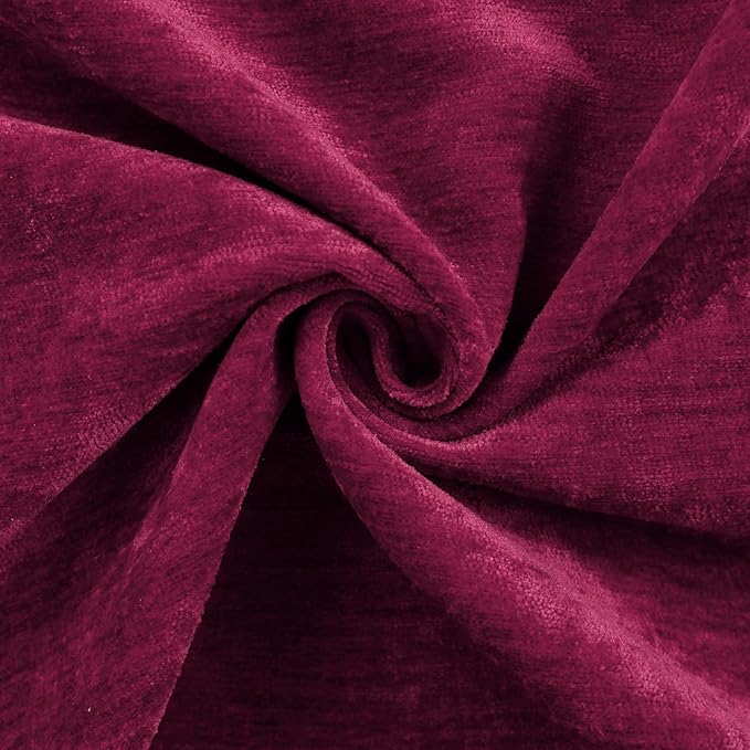Jeneoo Fuschia Pink Decorative Throw Pillow Covers Soft Chenille Comfy Lumbar Couch Cushion Case Decor (Set of 1, 14 x 36 Inches)