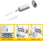 SAYAYO Brushed Nickel Towel Hook for Bathrooms, Heavy Duty Wall Hooks for Hanging, Modern Coat Hooks SUS 304 Stainless Steel Robe Hook 4 Pcs