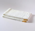 Highly Absorbent Organic Cotton Hand Towels, Soft & Durable, Made in Japan, Oeko-Tex Class 1 Certified, 14 x 28 inch, White, Pack of 2 – Proof of Purity