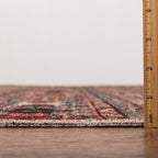Keen Home Design 8x10 Rug - Machine Washable Area Rug with Non-Slip Backing, Ideal for Living Room, Dining Room, Bedroom - Vintage, Easy Clean, Durable, Low Pile Rug - (8' x 10')