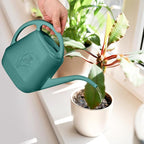 Plastic Watering Can - for Indoor and Outdoor Plant - 1/2 Gallon - Green