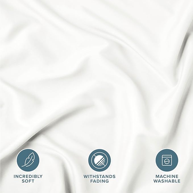 Bare Home King Pillow Sham Covers - Set of 2 - Premium 1800 Ultra-Soft Microfiber - Double Brushed - Stain & Fade Resistant - Bed Pillow Shams - Pillows Not Included (Set of 2, Cream)