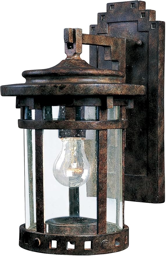Maxim Santa Barbara Vx 1 Light Outdoor Wall Lantern with Sienna Finish