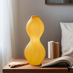 RONDURE 15.8" Modern Ceramic Table Lamp, Modern Bedside Lamps for Bedroom, Living Room and Nightstand, White Translucent Ceramic Shade, Warm Ambient Lighting, Home Decor