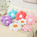 3 PCS Flower Pillows Flower Shaped Throw Pillow Cute Daisy Pillows Seating Cushions for Adults Kids Home Bedroom Sofa Chair Couch Decor (Pink/Purple/Hot Pink, 15.74 inch)