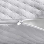 NTCOCO Pillow, Shredded Memory Foam Bed Pillows for Sleeping, with Washable Removable Cooling Hypoallergenic Sleep Pillow for Back and Side Sleeper, Queen (1-Pack)