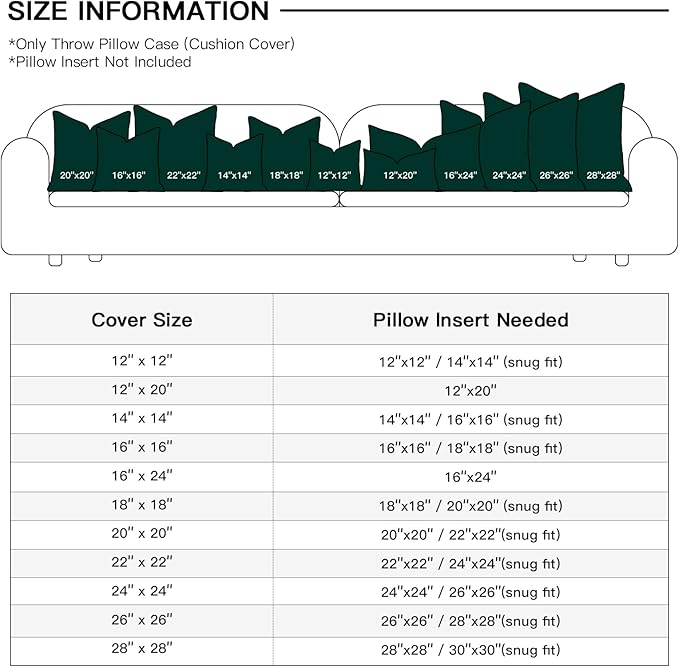 OTOSTAR Set of 2 Xmas Soft Plush Short Wool Velvet Decorative Throw Pillow Covers Rectangular Luxury Style Cushion Case Pillow Shell for Sofa Bedroom Christmas Tree and Elk Green, 12x20 Inch