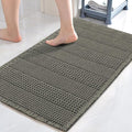H.VERSAILTEX Upgraded Waffle Bath Mat Super Absorbent Non Slip Bath Rugs for Beside Tub, 24" x 36", Smokey Olive