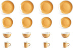 Rock Ridge Speckled Stoneware Dinnerware Set (16pc Set, Yellow and Ivory)