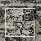 Natural Marble Vanity Tray, 9.8"x5.9" Genuine Calacatta Viola Marble Tray for Bathroom/Kitchen/Dresser