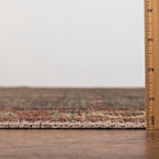 Keen Home Design 2x12 Rug - Machine Washable Runner with Non-Slip Backing, Ideal for Hallway, Entryway, Kitchen, Laundry Room - Vintage, Easy Clean, Durable, Low Pile Rug - (2'6" x 12')