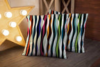 CAPSCEOLL Abstract Colorful Throw Pillow Covers Modern Home Art Decor,18 X 18 Inches Set of 2 Pillow Cases Decorative,Abstract Pillowcases for Bedroom,Living Room,Cushion Couch Sofa