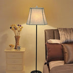 TOOTOO STAR (6 x 9)" x (11 x 14)" x 10.5" Linen Lamp Shade, Bell Cut Corner Lampshade for Table Lamp, Floor Lamp, Replaceable fabric lampshade