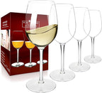 MICHLEY Floating Wine Glasses for Pool Unbreakable Tritan Plastic Red Wine Glasses with Stem Poolside Floating Cups 12.5 OZ, Dishwasher Safe, Set of 4
