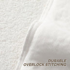 FUTEI Cream White Throw Pillow Covers 22x22 Inch Set of 2,Furry Faux Fur Teddy Boucle Textured Cushion Covers,Soft Fluffy Decorative Pillow Case,Home Decor for Couch Bed Living Room Office Car