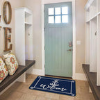 Mingnei Boat Floor Mat, Welcome Mats Outdoor, Nautical Welcome Boat Doormat Door Mat Rug for Home Boats Entrance, Boat Ship Floor Mats for Indoor Outdoor Rug 30 x 17