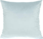 Light Blue Velvet Throw Pillow Covers 24x24 Inches Square Cozy Soft Solid Color Decorative Cushion Cases Home Decor for Couch Sofa Bedroom Car Set of 2