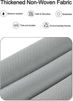 1 Pack Over The Door Storage Organizer with 5 Pockets 10 Mesh Side Pockets, 44 lbs Weight Capacity Door Hanging Organizers and Storage for Bedroom,Bathroom,Nursery,Pantry,Dorm(Light Gray)