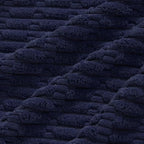 Fancy Homi Navy Blue Lumbar Decorative Throw Pillow Covers 12x24 Inch for Living Room Couch Bedroom, Soft Corduroy Rectangle Solid Cushion Case 30x60 cm, Rustic Farmhouse Boho Home Decor
