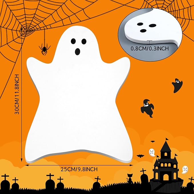 Ghost Marble Cheese Board Charcuterie Cutting Tray Halloween Ghost Marble Serving Decorative for Decoration Charcuterie Kitchen (White)
