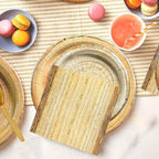 Rustic Wood Grain Party Supplies for 16 – Disposable Plates, Napkins, Tablecloth & Cutlery – Ideal for Camping, Hunting, Outdoor or Forest-Themed Events