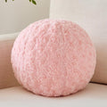 Ball Pillow, Decorative Round Pillow for Couch n, Circle Throw Pillows, Perfect Ball Pillows for Couch, Stylish Decorative Pillows, Versatile Round Throw Pillow (Pink, Medium-11.8 Inches)
