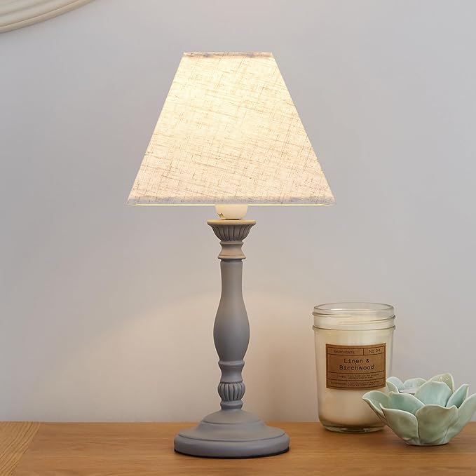 4"×9" × 8.3”inches Spider Set of 2 Small Square Lampshades for Wall Lamps Table Lamps Floor Lamps-Wall Mount Vintage Lamp Shade Fabric,Beige Oatmeal Linen Lampshades Replacement for Bedroom By GO&SO