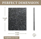 Koville Norwegian Natural Granite Cutting Board for Kitchen, 16x20inch Extra Large Hand Crafted Stone Slab for Cheese, Charcuterie, Pastry Board - Gift for Wedding, House Warming