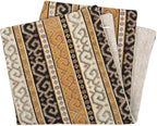 Decorative Retro Throw Pillow Covers Mustard Yellow and Black Kilim - 18 x 18 Inches Pillows, Boho Room Decor for Couch, Bohemian Square Case for Farmhouse, Ethnic, for Window Seat